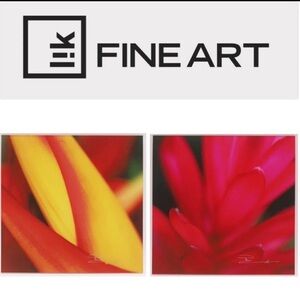 Peter Lik • Element Series • Flowers Heliconia & Red Ginger (set of 2) Signed